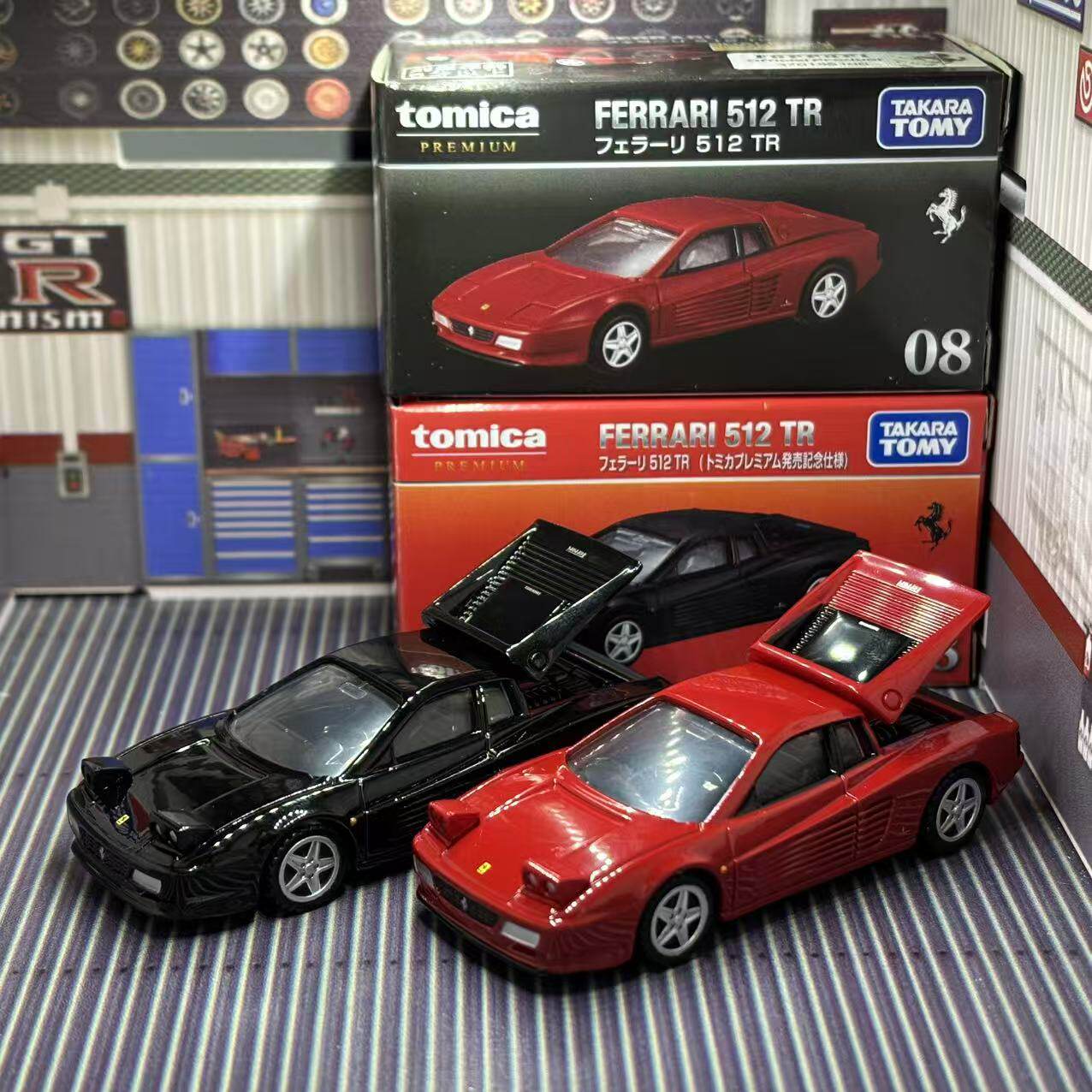 Vintage Collectible Model Cars - Takara Tomica Premium 08 Ferrari 512