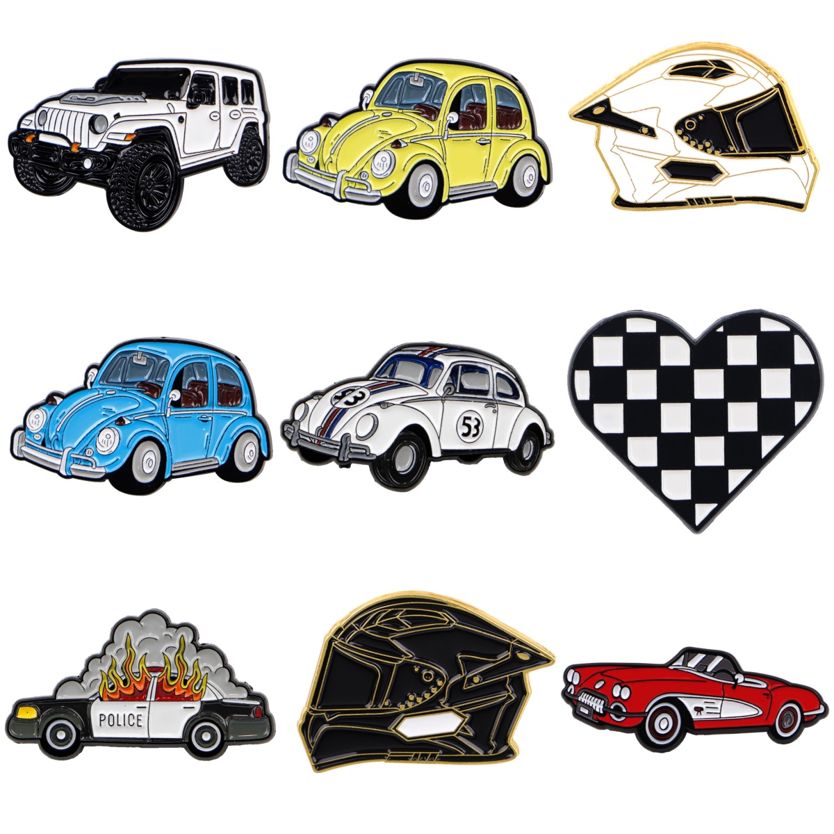 Vintage Collectible Clothing - Vintage Car Brooches For Women Classic
