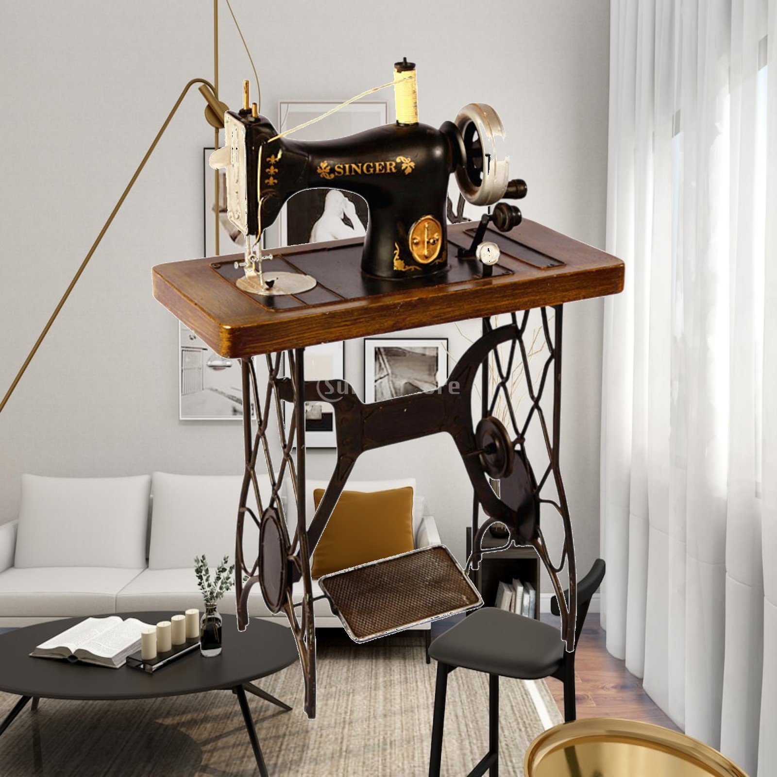 Vintage Collectible Clothing - Vintage Sewing Machine Model Tinplate Collectibles