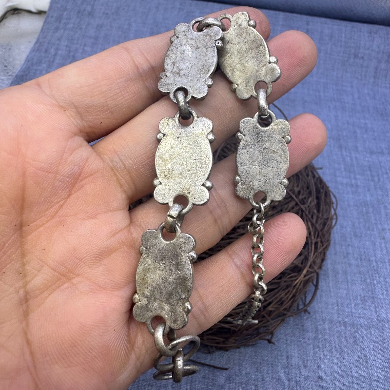 Vintage Old Silver Bracelet Ha - Vintage Collectible Jewelry ulasan dan harga