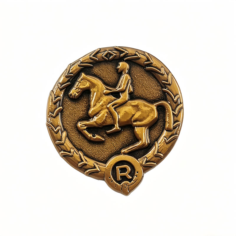 German Young Horseman Badge Ge - Vintage Collectible Jewelry ulasan dan harga