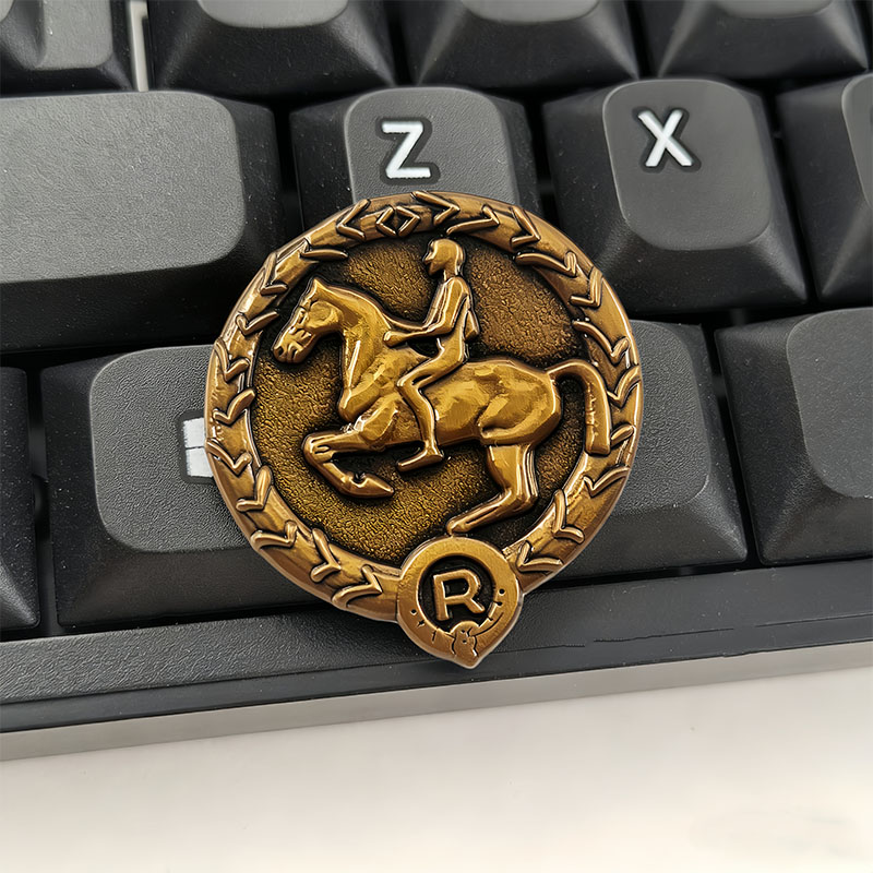 German Young Horseman Badge Ge - Vintage Collectible Jewelry ulasan dan harga
