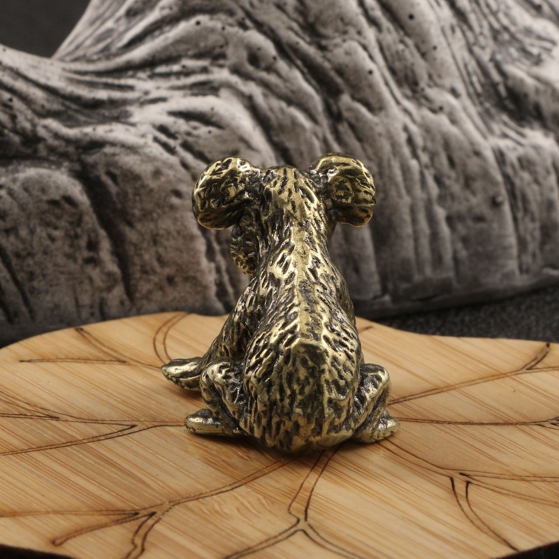 1 PC Vintage Hand Carved Brass - Vintage Collectible Bears ulasan dan harga