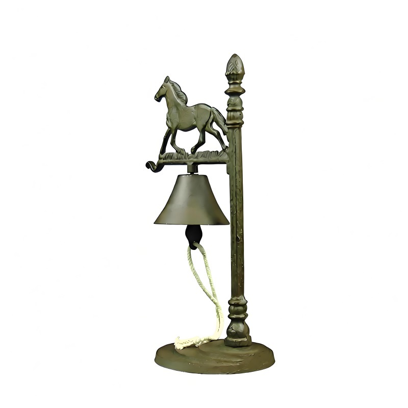 Vintage Cast Iron Horse Dining - Vintage Collectible Bells ulasan dan harga