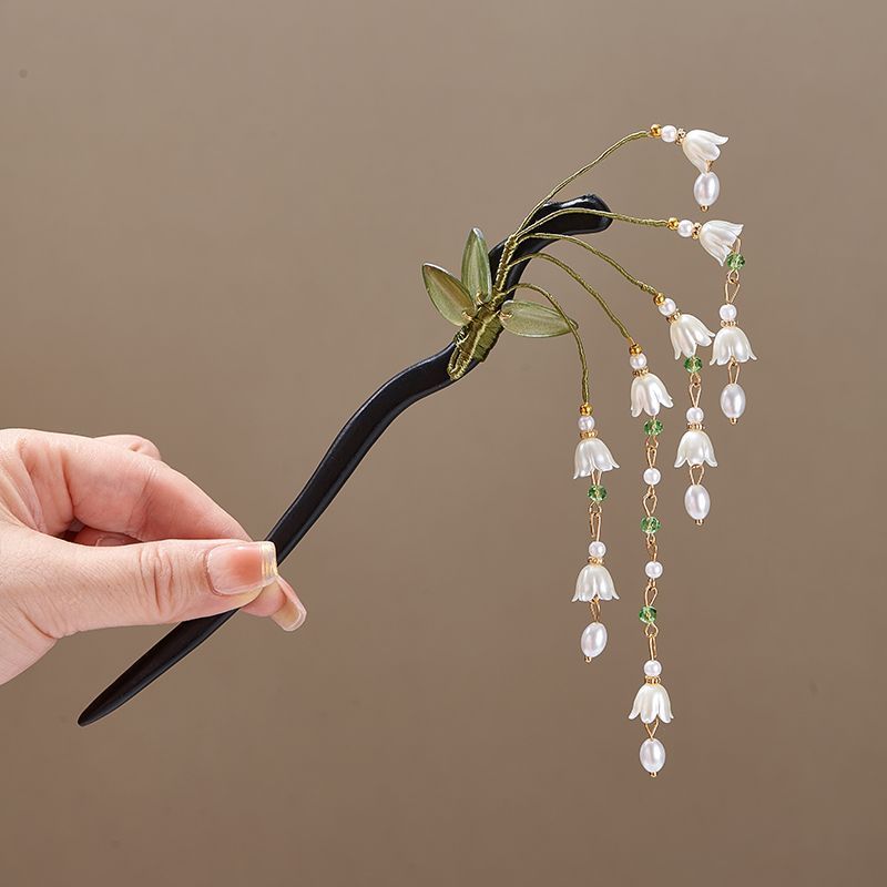 Wooden Flower Hairpin Vintage  - Vintage Collectibles For Sale ulasan dan harga