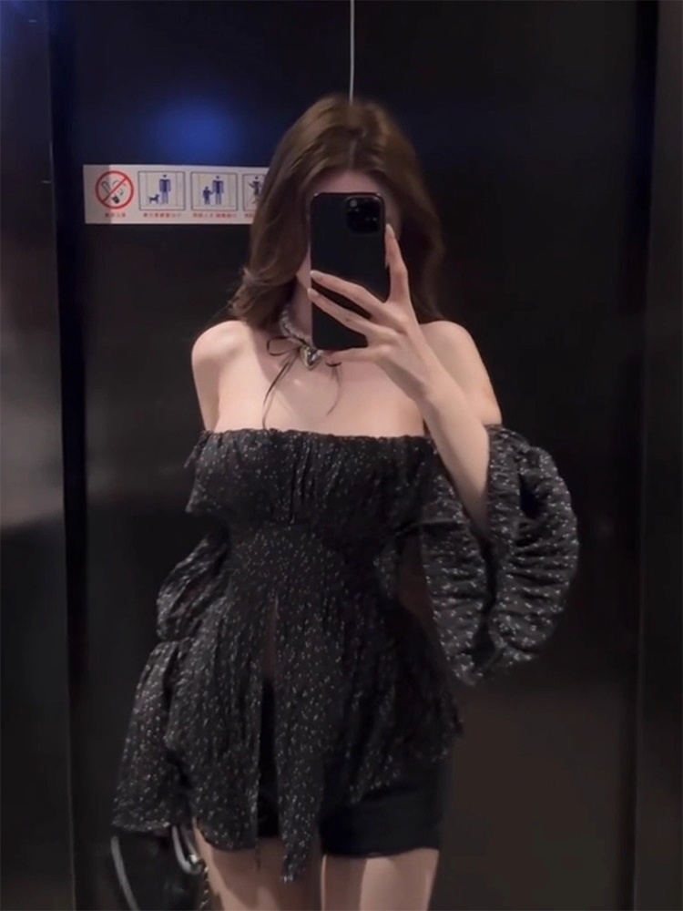 Black Bell Sleeve Top And High - Vintage Collectible Bells ulasan dan harga