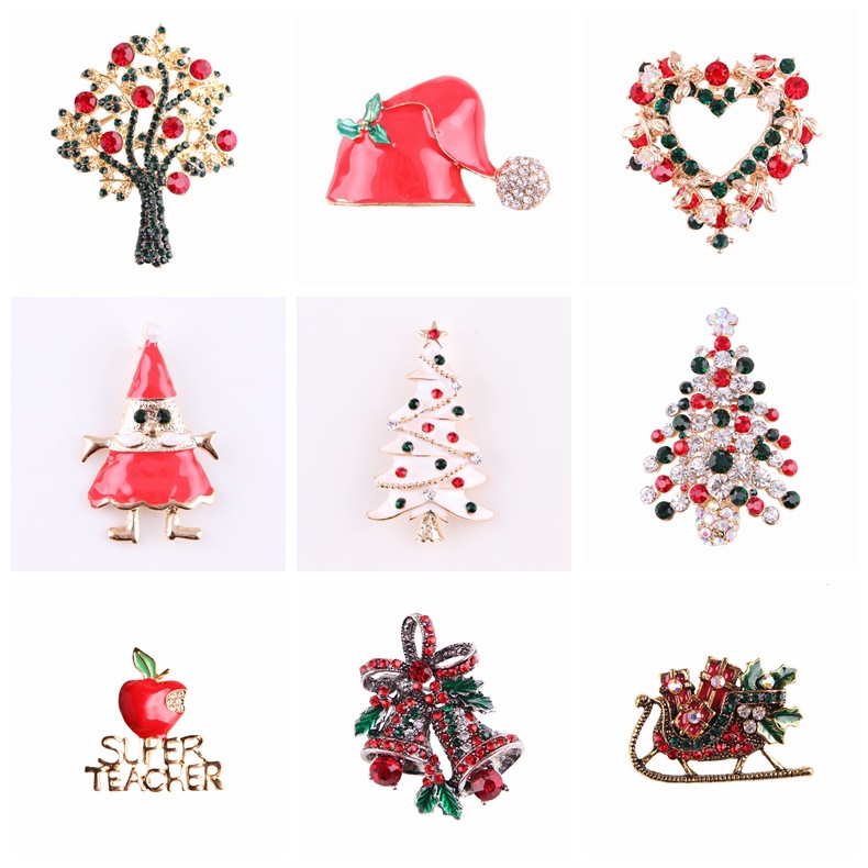 Vintage Rhinestone Christmas B - Vintage Collectible Clothing ulasan dan harga