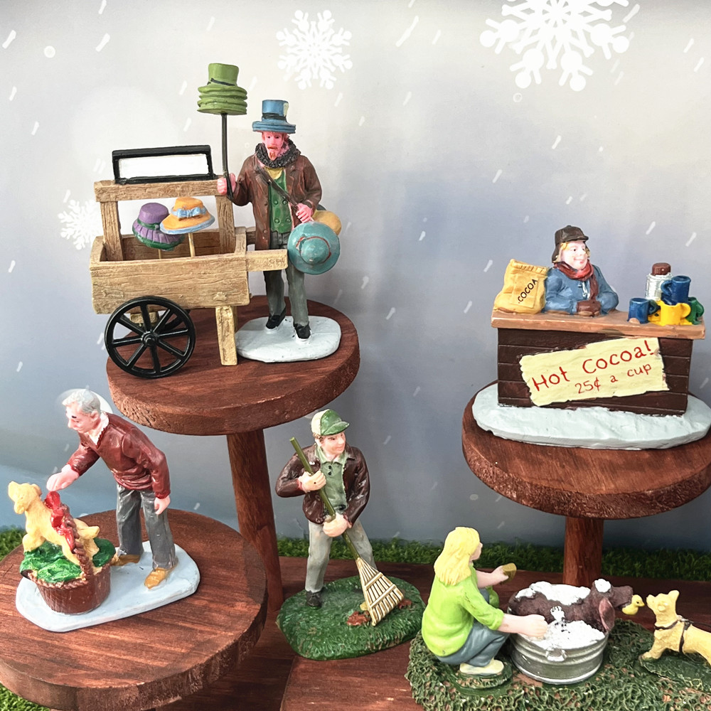Vintage Christmas Village Figu - Vintage Collectible Market ulasan dan harga