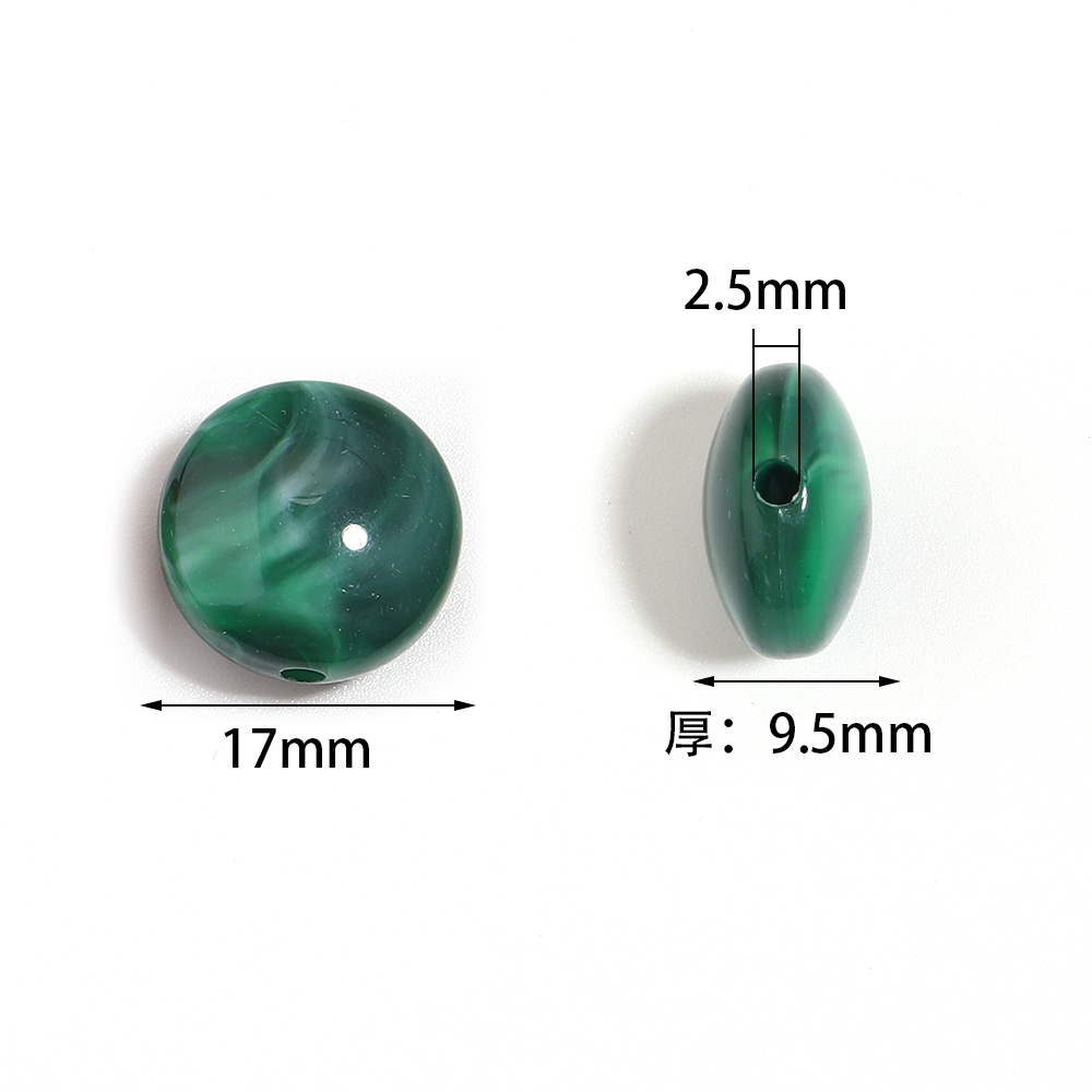 10pcs 17mm Flat Round Acrylic  - Vintage Collectibles For Sale ulasan dan harga